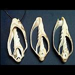 See-Schnecken-Scheibe mit Band