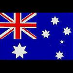 Aufkleber Flagge Australien, 9 cm