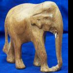 Elefant aus Afrika Holz handgeschnitz 11cm