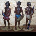 Aborigines Figur mit Speer  16cm
