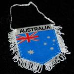 Wimpel Fahne Australien mit Fransen 