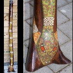 Didgeridoo orig Eukalyptus 150 cm Schlange