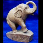 Elefant aus Afrika Holz handgeschnitz 10cm