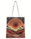 Einkaufstasche Tasche Malerei 38x34cm