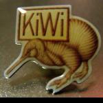 Pin mit Kiwi aus Neuseeland