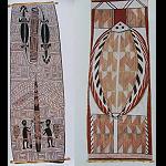 Poster mit Aborigines Malerei  45x94cm