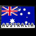 Schilder Flagge Australien mit Saugnapf