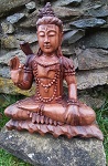 30 cm Buddha sitzend Suarholz