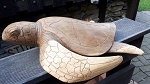 Wasser Meeres Schildkröte aus Holz 37cm