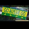 Auto Banner + Saugknopf Aussie go go go