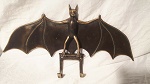 5x Key Rack Bronze Bat 33cm
