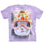 T Shirt Snow Bunny Hase Gr M-L 50x74cm