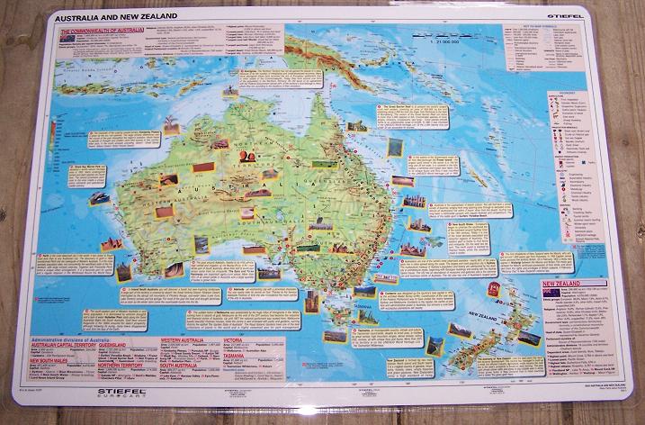 Info Schreibtischunterlage 43x30cm kaufen im australien versand shop