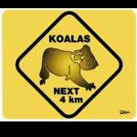 Mousepad  Koala  Straenschild Angebot