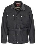 Wachsjacke Bushworker schwarz