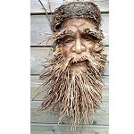 Mask  45cm bamboo face root face