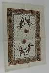 Stoffdruck Aborigines Malerei 66x44cm