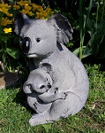 Koala Mama + Baby GFK Wetterfest 40cm