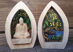 Buddha ... to go.. 9cm , Holz