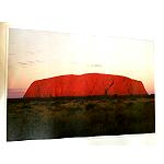 Poster Leinen Druck ULURU 29x20cm