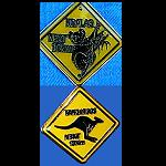 Pin  Straenschild Knguru Koala