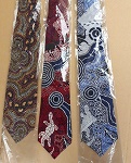 Krawatte Schlips Aborig Malerei Seide
