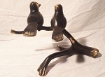 Voglepaar Bronze 20 x 15 cm