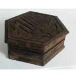 Holzkiste Schmuckkstchen 16x13cm