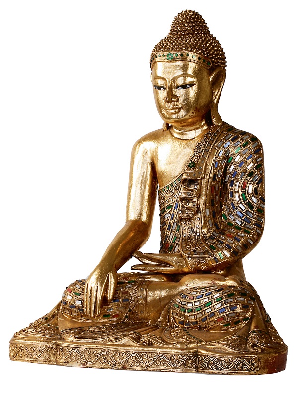 Holz Buddha,Original aus Chiang Mai,Thailand 