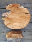 Holz Urwald Baumscheibe +Stnder 50cm