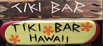 Bar Strand Schild Holz Maori tiki 100cm