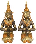 8 pair  bronze Teppanom 40cm