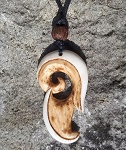 Maori Bone Carving hook  5cm