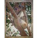 Poster Leinen Druck Koala 40x30cm