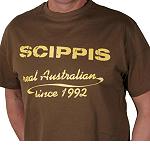 T-Shirt Straßenschild Känguru Scippis gr M