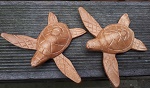 Wasser Meeres Schildkröte aus Holz 14cm