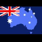 Aufkleber Fahne Flagge Australien +Land