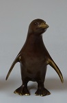 10x bonze pinguin silver 12cm