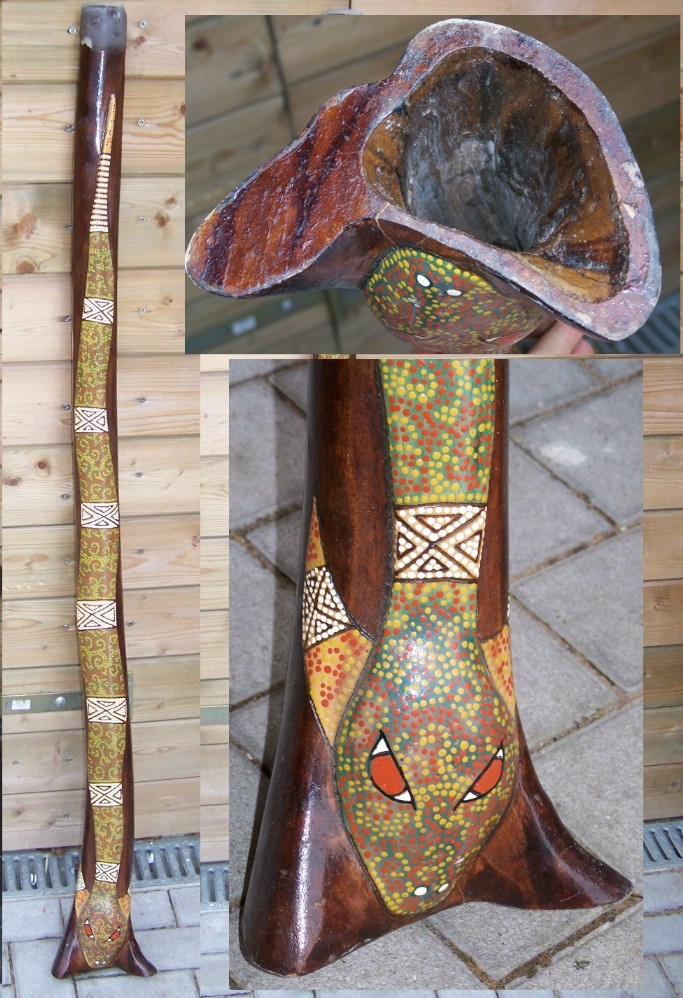 Didgeridoo Eukalyptus 150cm Schlange kaufen im australien