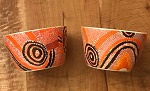2er SET Msli Schale + Aborignies Malerei