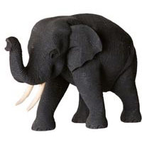 Elefant 15 cm aus Teakholzmehl