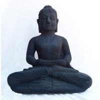 Buddha stonelook Polystone, 40 cm