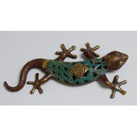 Gecko Echse Bronze 25 cm