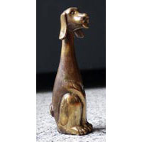 Hund Bronze 13 cm