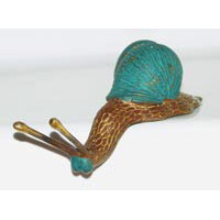 Schnecke Bronze klein ca. 10 cm