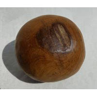 Teak Kugel   12 cm