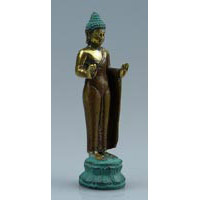 Buddha mini Bronze Hhe 10 cm